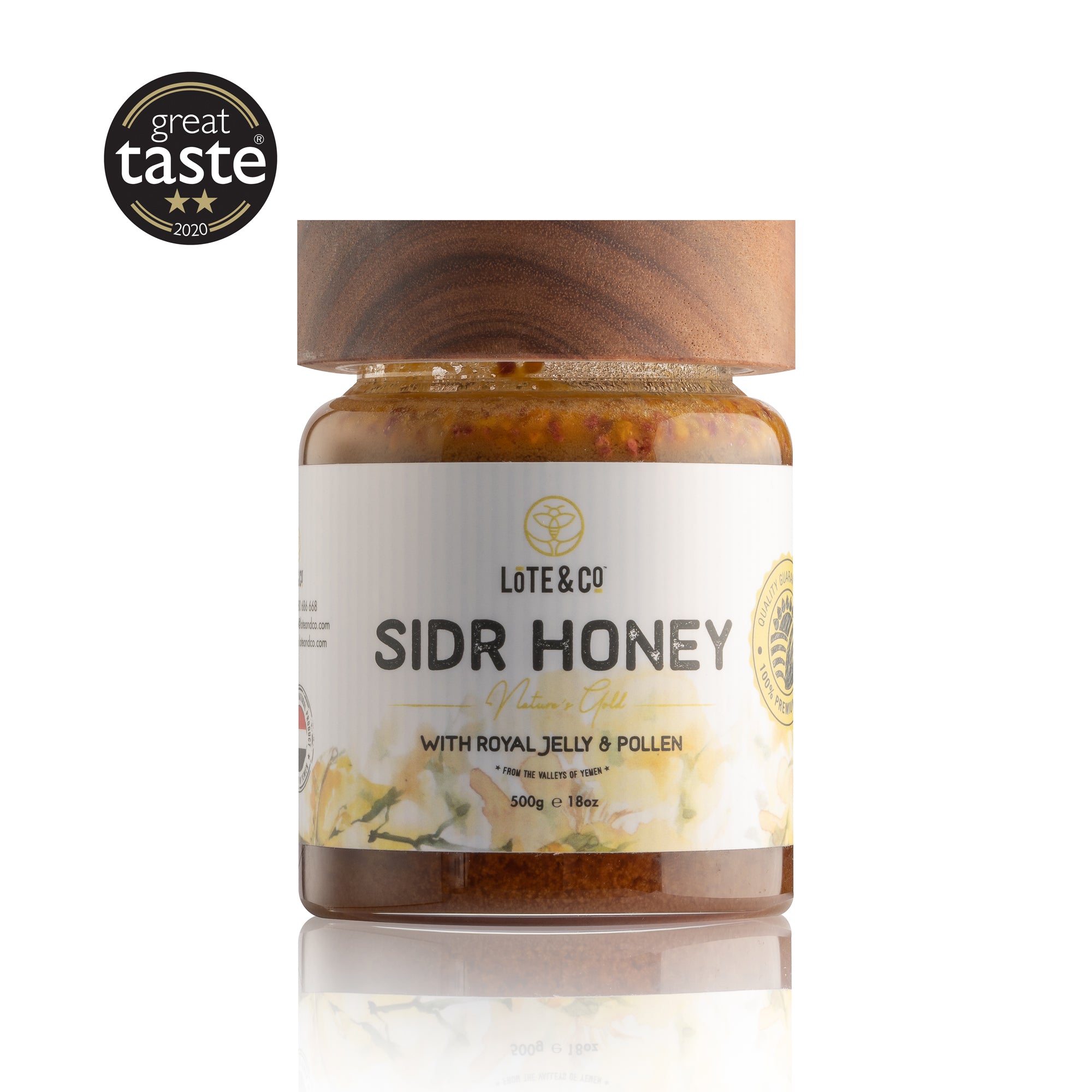 Sidr Honey With Royal Jelly & Bee Pollen (500g)