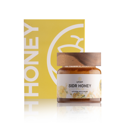 Yemeni Sidr Honey With Royal Jelly &amp; Bee Pollen (350g)