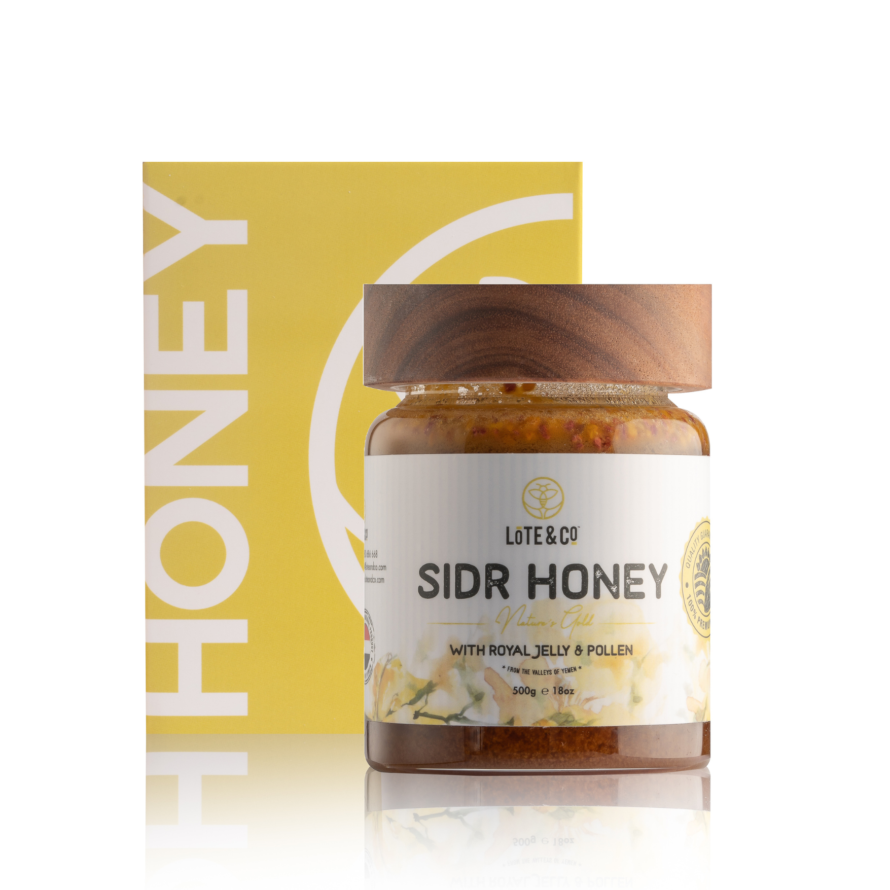 Yemeni Sidr Honey With Bee Pollen (500g)