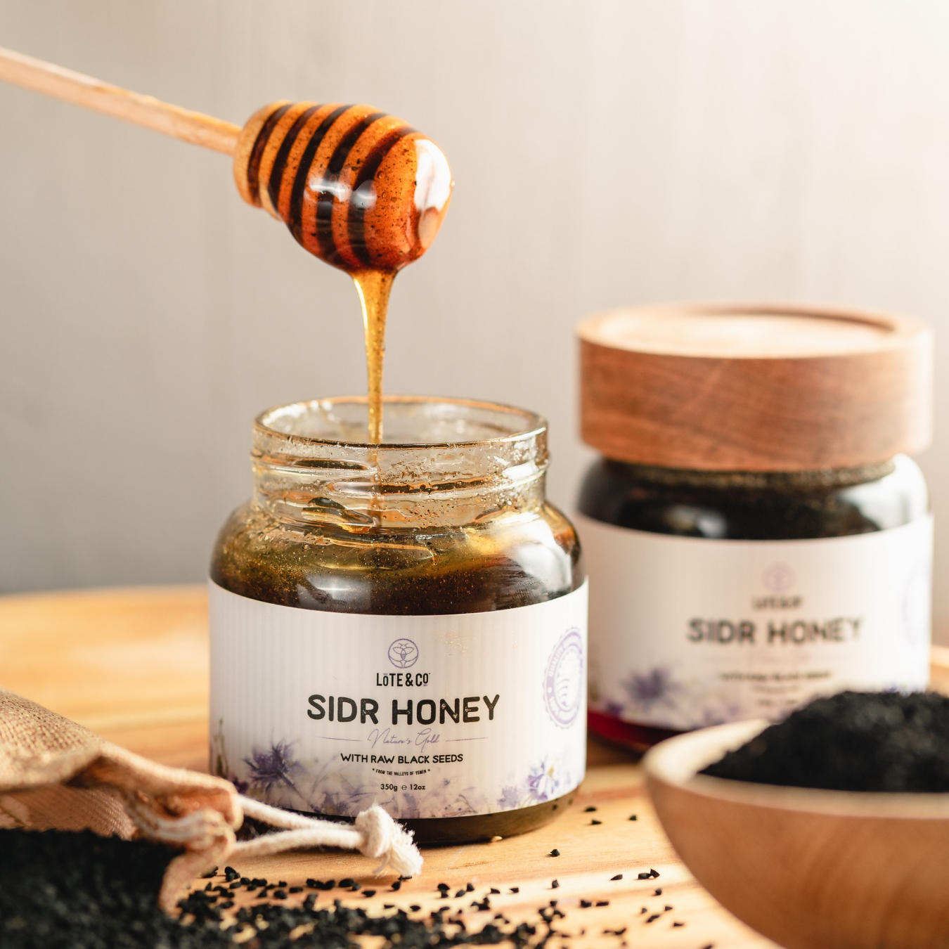 Yemeni Sidr Honey: Black Seed (350g)