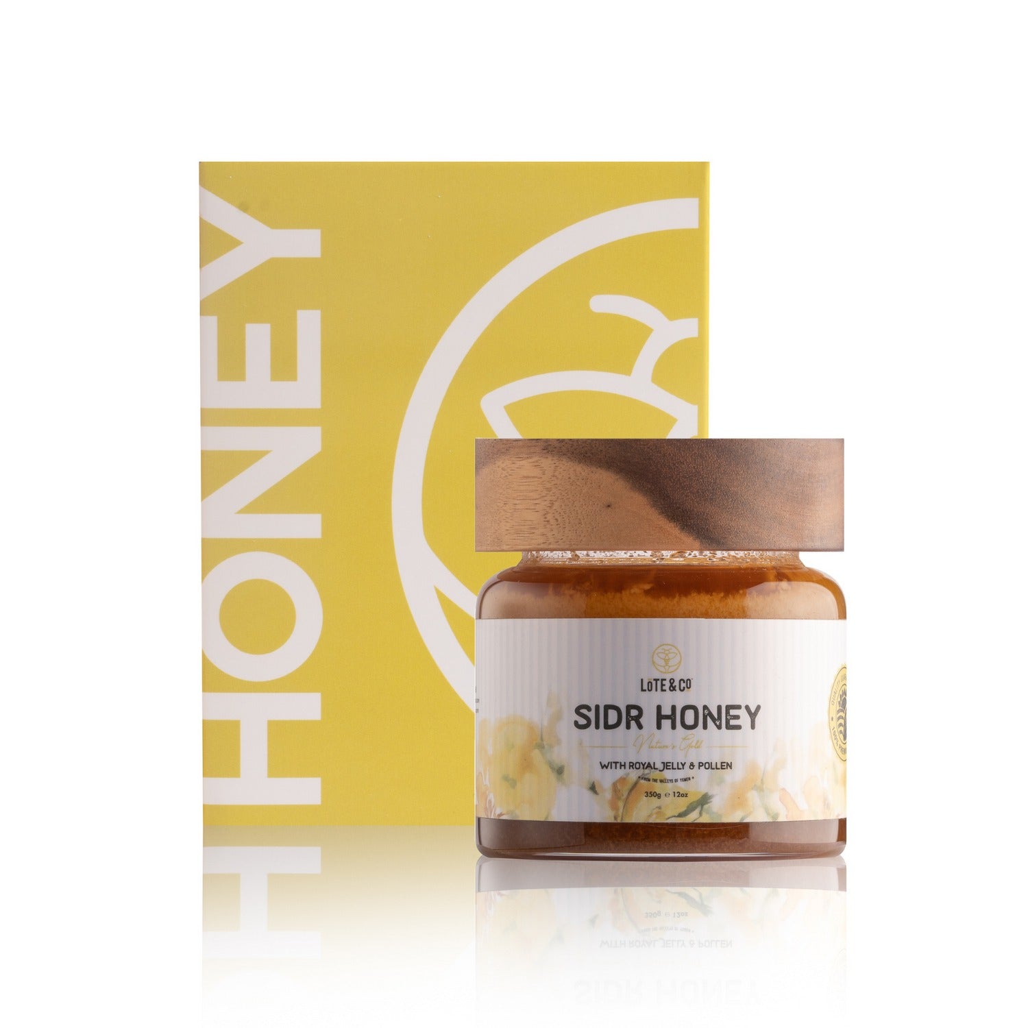 Sidr Honey With Royal Jelly &amp; Bee Pollen (350g)