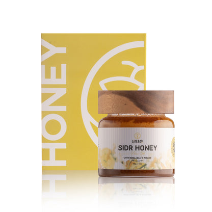 Sidr Honey With Royal Jelly &amp; Bee Pollen (350g)