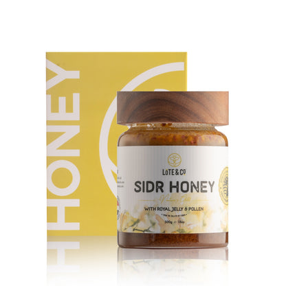 Sidr Honey With Royal Jelly &amp; Bee Pollen (500g)
