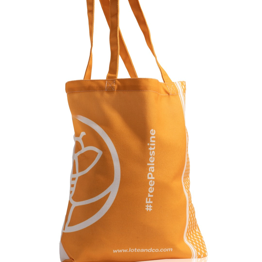 Lote & Co Palestine Tote Bag | 100% Donation Policy
