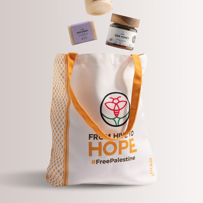 Lote &amp; Co Palestine Tote Bag | 100% Donation Policy