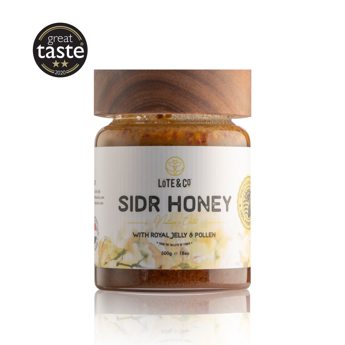 Sidr Honey With Royal Jelly & Bee Pollen (500g)